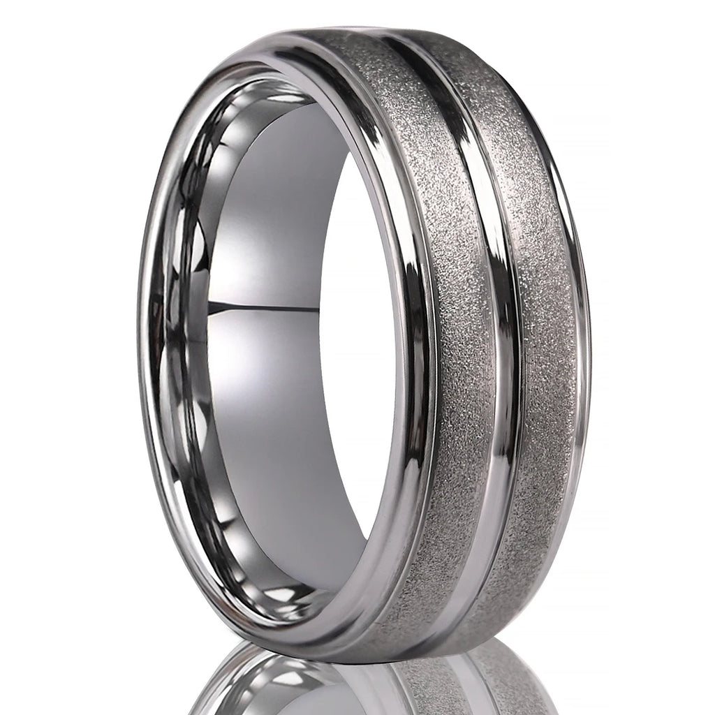 Men's wedding bands tungsten carbide ring anillos bague homme pareja de compromiso fashion jewelry couple engagement rings gifts