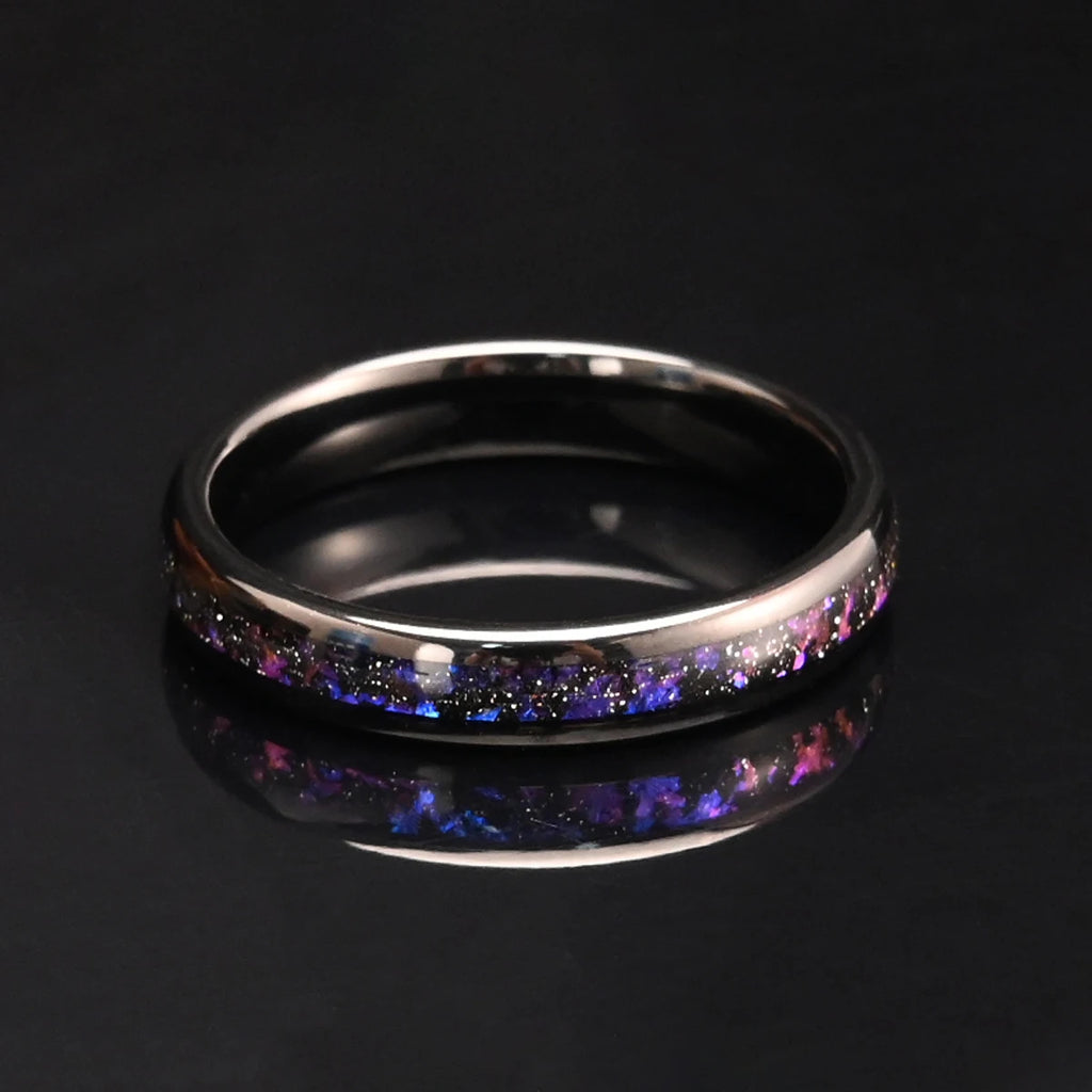 8MM/4MM Amethyst tungsten ring anillos bague homme pareja  compromiso fashion jewelry Men's wedding bands couple engagement ring