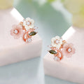 Laya Clip Earrings For Women High Quality Zircon Natural Shell Flower 925 Sterling Silver Fashion Original Jewelry 2022 Trend