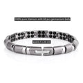 Titanium Germanium Bracelet for Men Women, 99.99% Pure Titanium Beads, Balance Energy Body Health,  Gift 2025