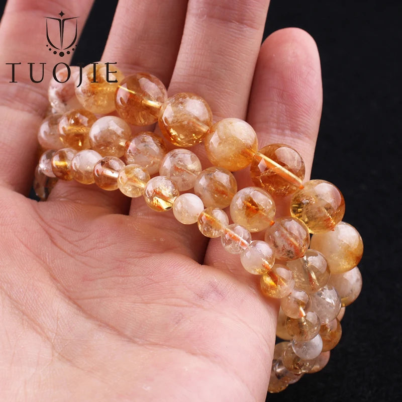 Natural 6 8 10mm Black Tourmaline Beads Bracelet Genuine Round Smooth Gemstone Beads Bracelets for Women Fashion Cheap Jewelry