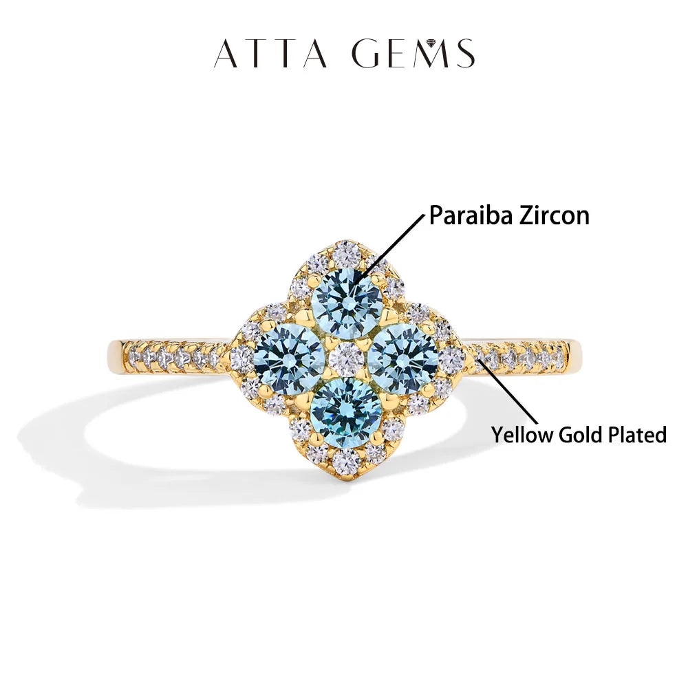ATTAGEMS Classic Moissanite Rings for Women D Color VVS1 Real 925 Sterling Silver Engagement Wedding Party Exquisite FineJewelry