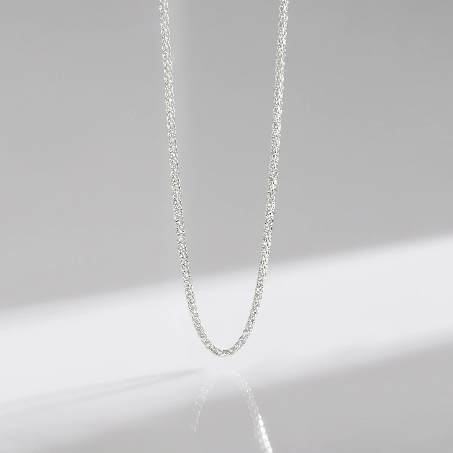 Modian 7 style Classic Basic Chain 925 Sterling Silver Lobster Clasp Adjustable 40+5CM Necklace Fine Jewelry For Women Fine Gift