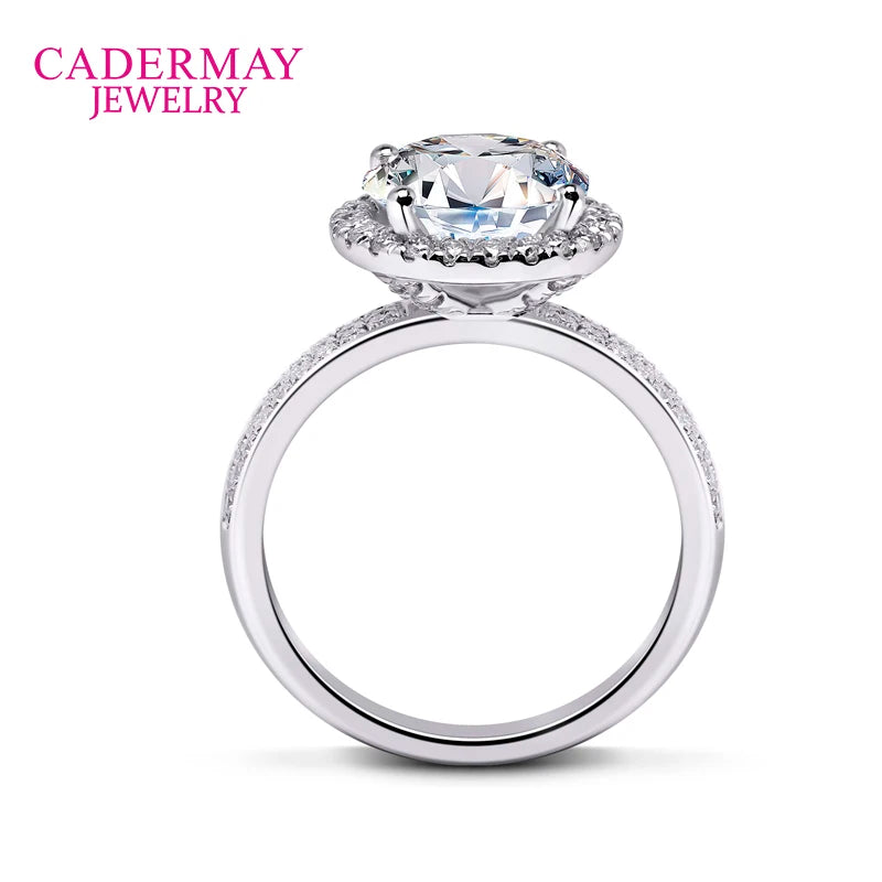 Customized 925silver vvs Moissanite Ring Women Men Gift Party