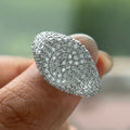 D Color Moissanite Ring for Women Men 1.2mm Full Diamond 925 Sterling Silver Plated 18K Gold Hiphop Party Eternity Band Jewelry