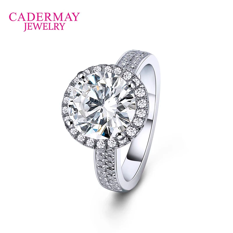 Customized 925silver vvs Moissanite Ring Women Men Gift Party