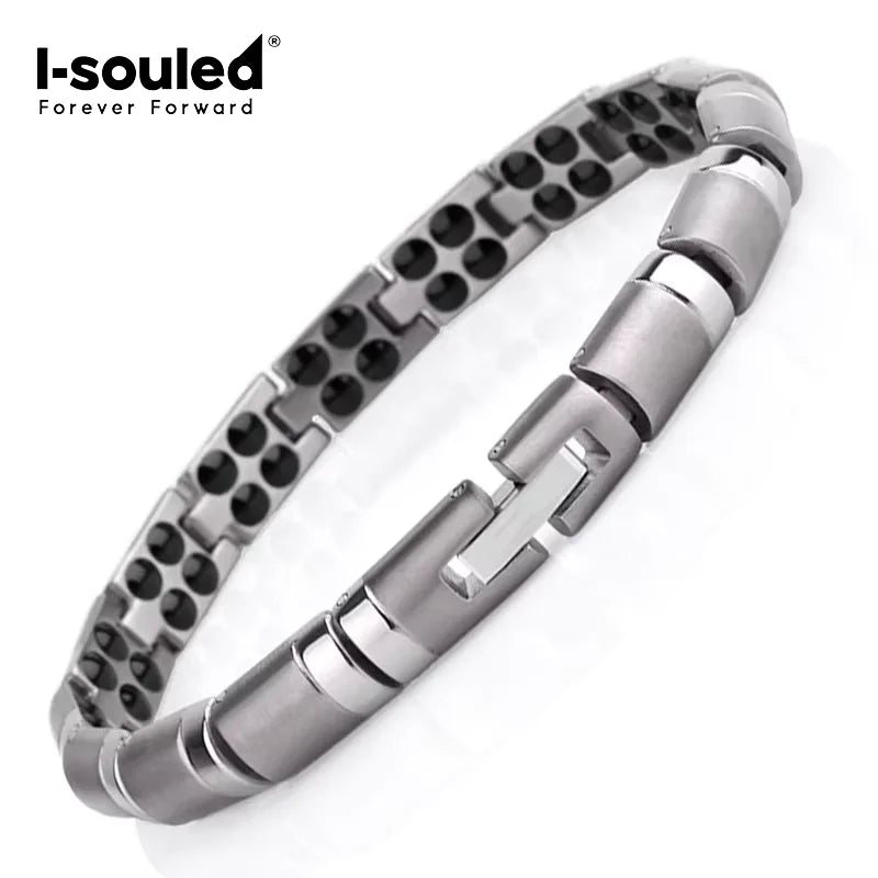 Titanium Germanium Bracelet for Men Women, 99.99% Pure Titanium Beads, Balance Energy Body Health,  Gift 2025
