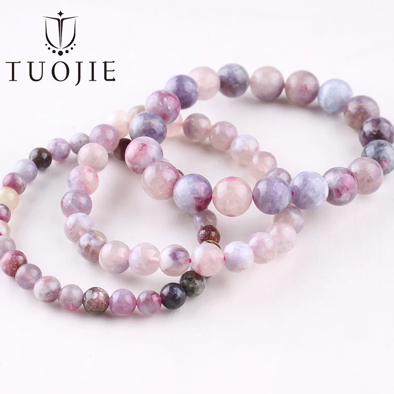 Natural 6 8 10mm Black Tourmaline Beads Bracelet Genuine Round Smooth Gemstone Beads Bracelets for Women Fashion Cheap Jewelry