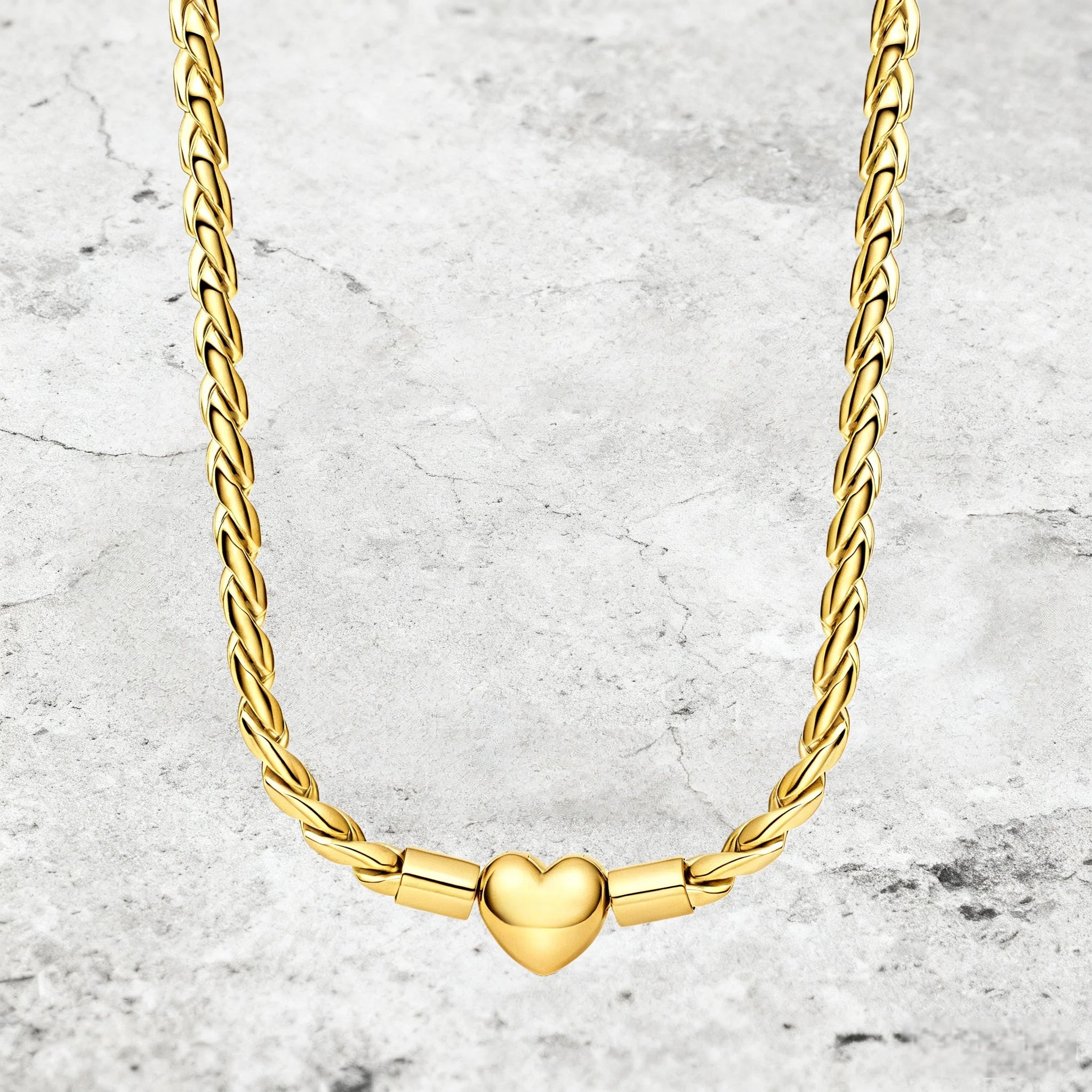 2026 PYUH Twisted Wreath Chain Story Chain Necklace Women's Accessories Jewelry Romantic Versatile Women's Christmas Gift