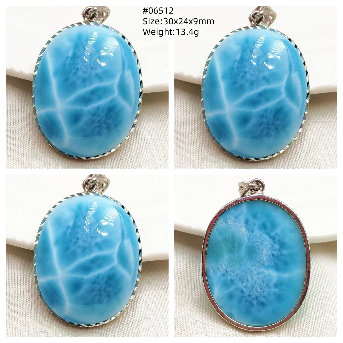 Natural Blue Larimar Heart Pendant Necklace Gemstone Women Men Larimar 17.5*19mm 18K Gold Love Larimar Fashion Jewelry AAAAAA