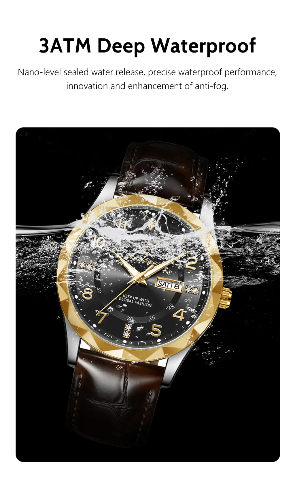 POEDAGAR Luxury High Quality Watches for Men Sport Quartz Leather Man Watch Waterproof Luminous Date Week Men's Watch Male Reloj