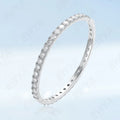 EWYA Real GRA Certified D Color 4mm 0.3CT Full Moissanite Bangle Bracelet for Woman Party S925 Sterling Silver Diamond Bracelets