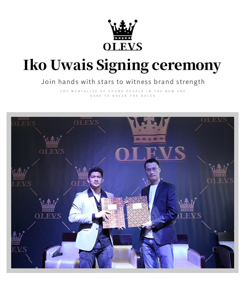 OLEVS 3623  Mens Watch Original Business Luxury Simple Brand Quartz Watch Waterproof Luminous Watch For Man Automatic Date Reloj