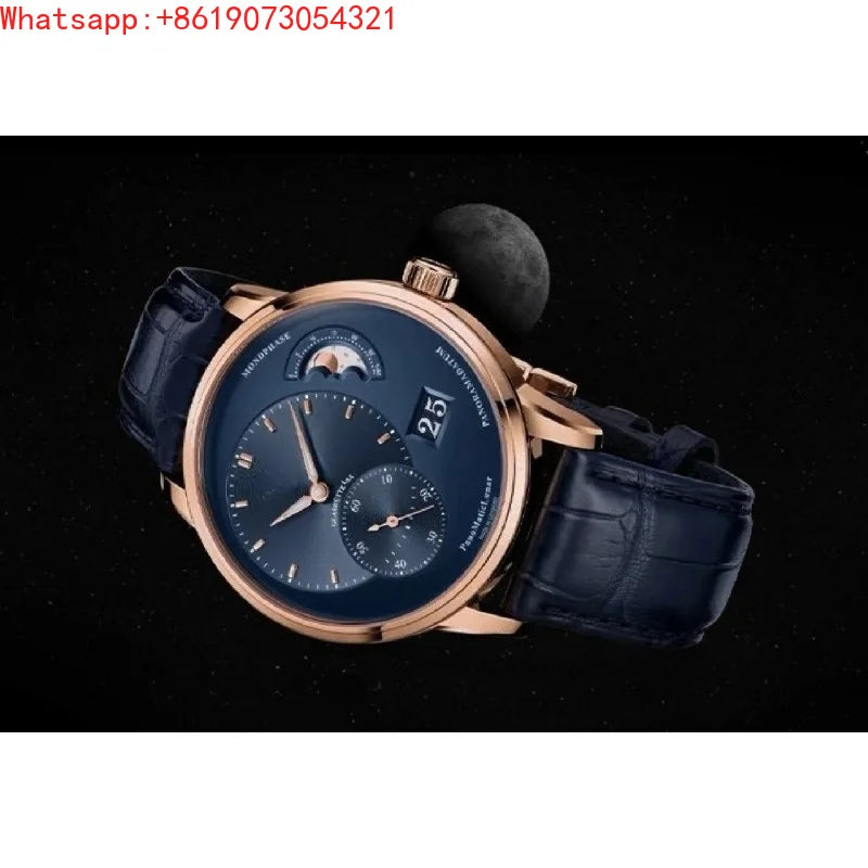The Great Qin Empire Customized High-end Eccentric Moon Phase 40mm Mechanical Watch