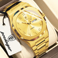 POEDAGAR Luxury Fashion Men's Clock Waterproof Week Date Male Watch Quartz Stainless Steel Business Watches For Man Reloj Hombre