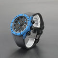 SH 2024 New Carbon fibre 45MM Automatic Mechanical Wristwatches SW500 Automatic Sapphire Super Luminous Watch See-Through Back