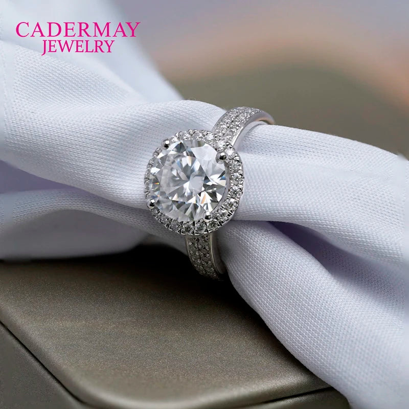 Customized 925silver vvs Moissanite Ring Women Men Gift Party