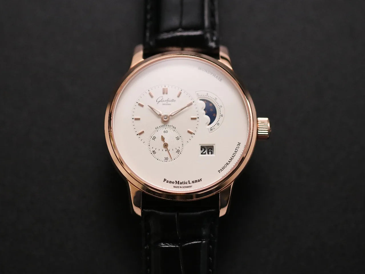The Great Qin Empire Customized High-end Eccentric Moon Phase 40mm Mechanical Watch
