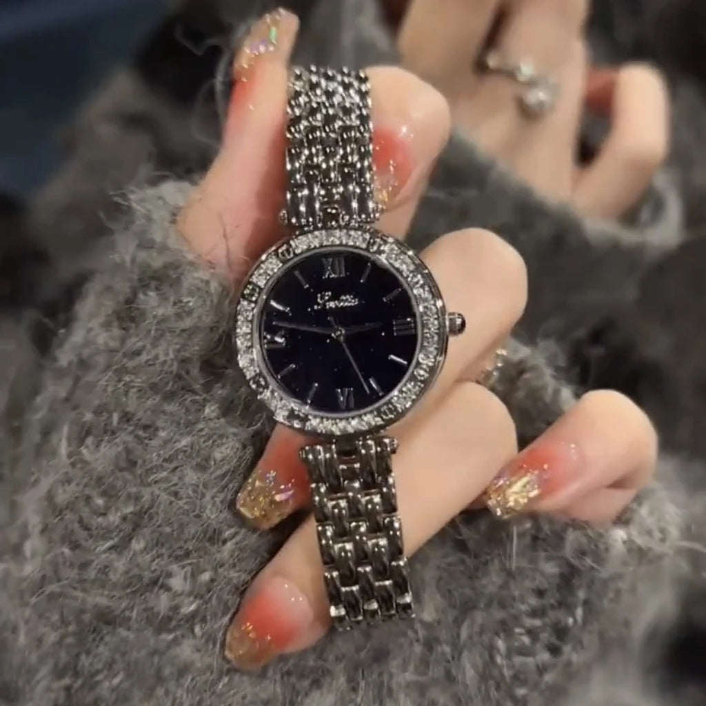 Starry Sky New Women Watch Light Luxury Brand Stainless Steel Ladies Business Watches Female Student Fashion Quartz Wristwatches