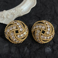 Fashion Jewelry Vintage Temperament Geometric Stud Earrings For Women Female Gifts Delicate Design Ear Accessories Hot Selling