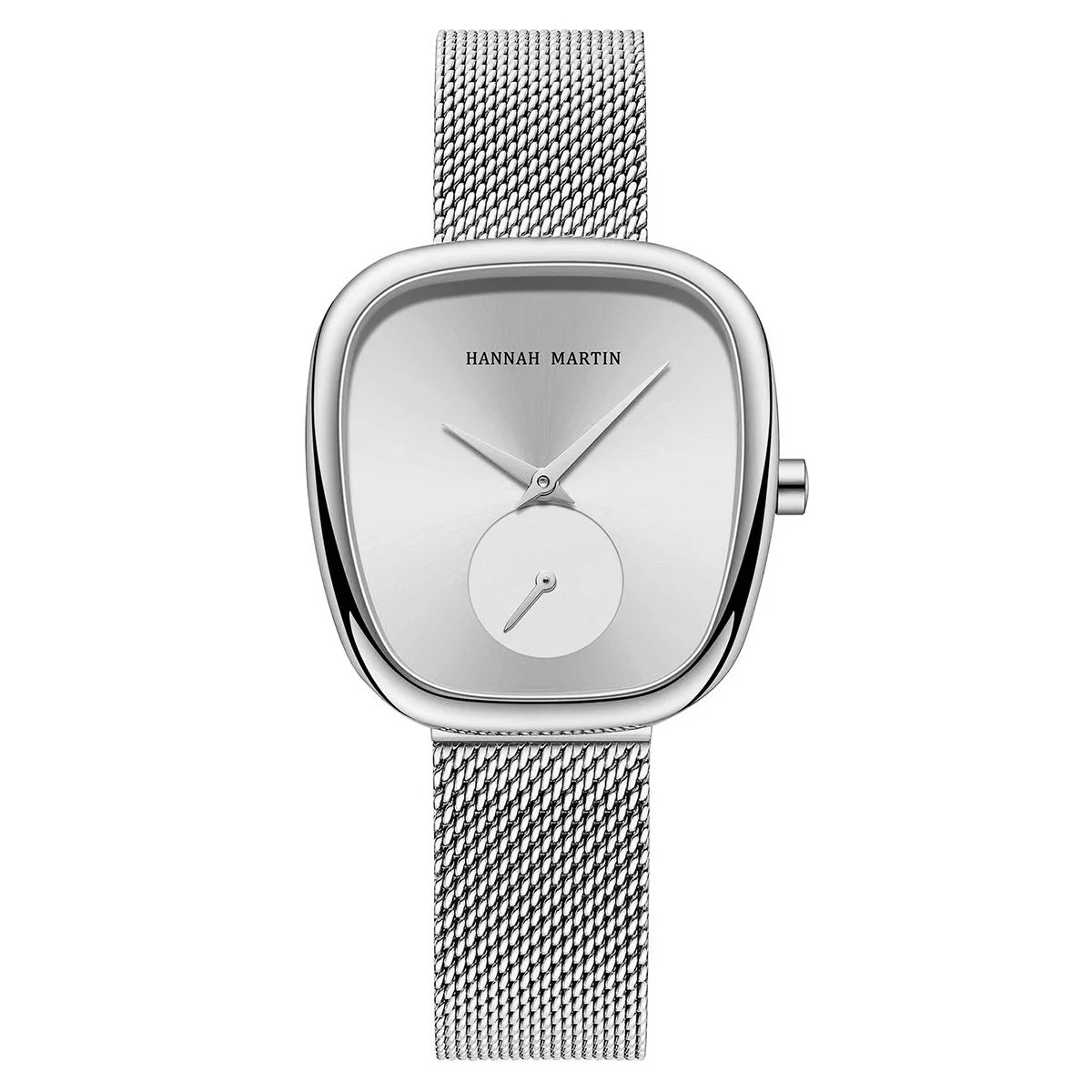 HANNAH MARTIN Brand Original Luxury Women Watch Rose Gold Fashion Stainless Steel Quartz Movement Waterproof Women Dress Watches