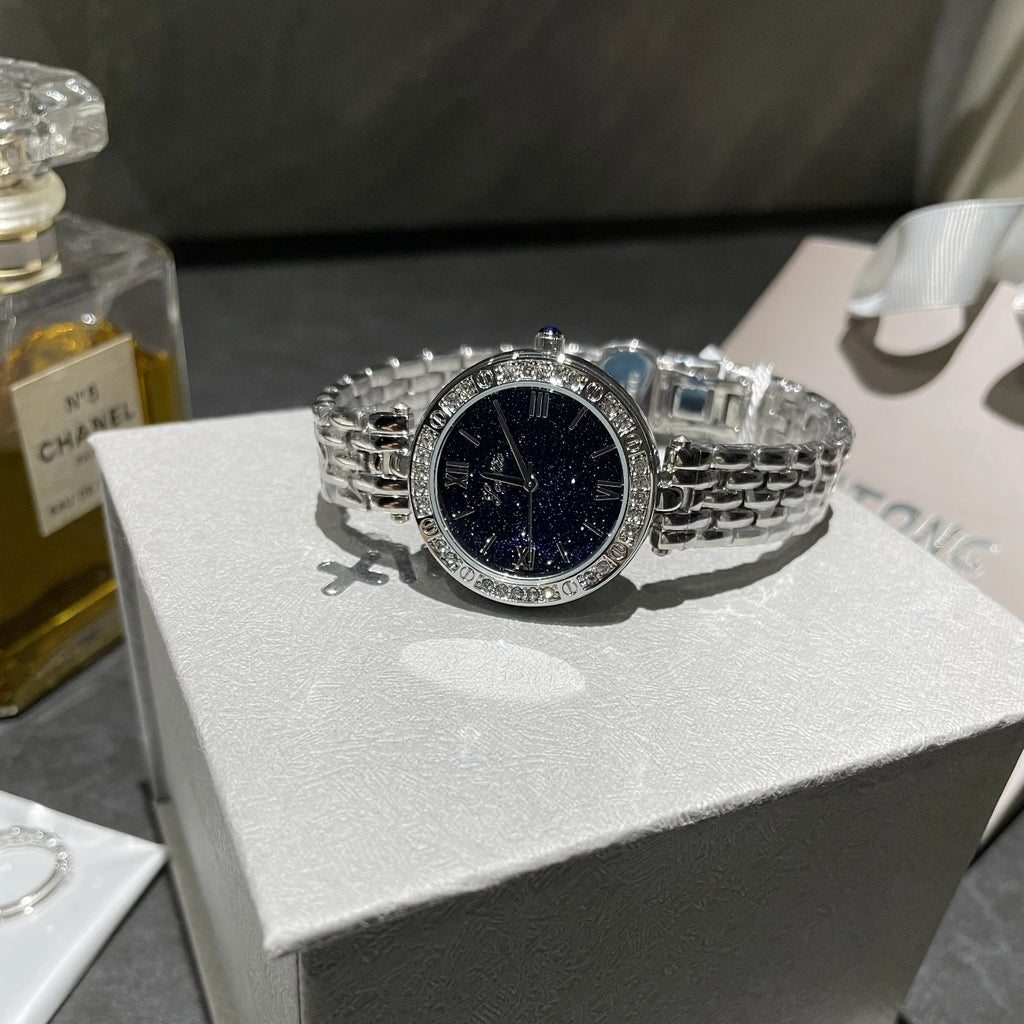 Starry Sky New Women Watch Light Luxury Brand Stainless Steel Ladies Business Watches Female Student Fashion Quartz Wristwatches