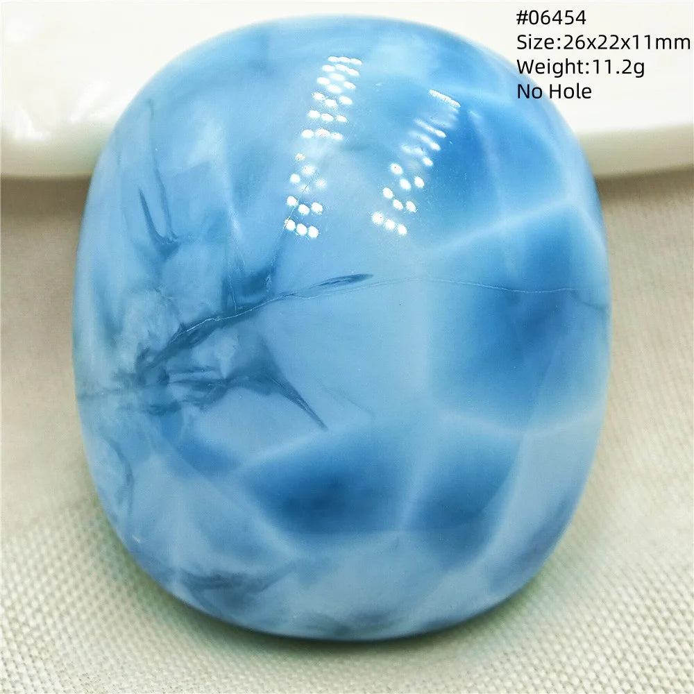Natural Blue Larimar Heart Pendant Necklace Gemstone Women Men Larimar 17.5*19mm 18K Gold Love Larimar Fashion Jewelry AAAAAA