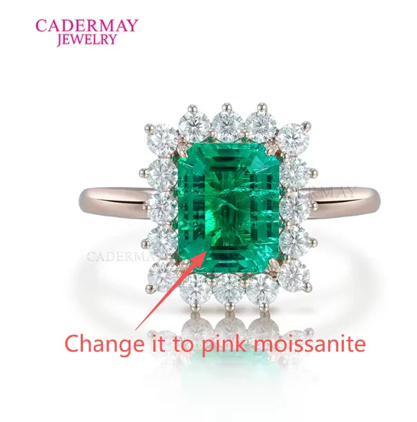 Customized 925silver vvs Moissanite Ring Women Men Gift Party