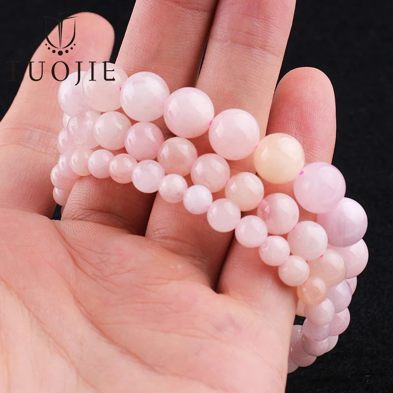 Natural 6 8 10mm Black Tourmaline Beads Bracelet Genuine Round Smooth Gemstone Beads Bracelets for Women Fashion Cheap Jewelry