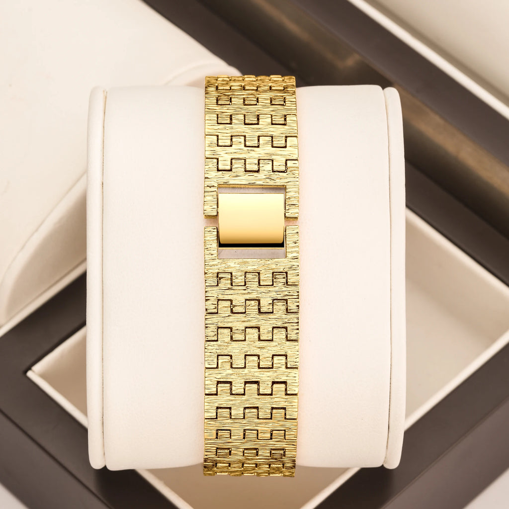 YaLaLuSi Brand Luxury Rhinestone Women's Quartz Watch Temperament Luminous Hands Unique Gold Watch Gift Box Fashionable