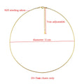 FEOBUR 3CT Oval Cut Moissanite Pendants Choker Necklace 925 Sterling Silver Solitaire Diamond Collar Chain Women Jewelry Gift