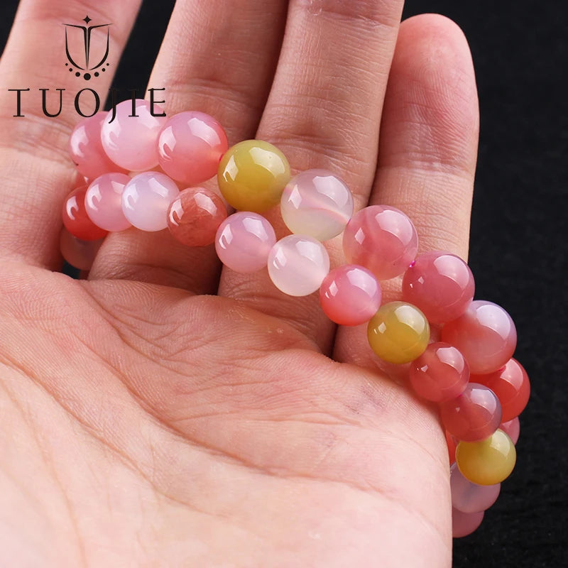 Natural 6 8 10mm Black Tourmaline Beads Bracelet Genuine Round Smooth Gemstone Beads Bracelets for Women Fashion Cheap Jewelry
