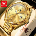 OLEVS 3623  Mens Watch Original Business Luxury Simple Brand Quartz Watch Waterproof Luminous Watch For Man Automatic Date Reloj