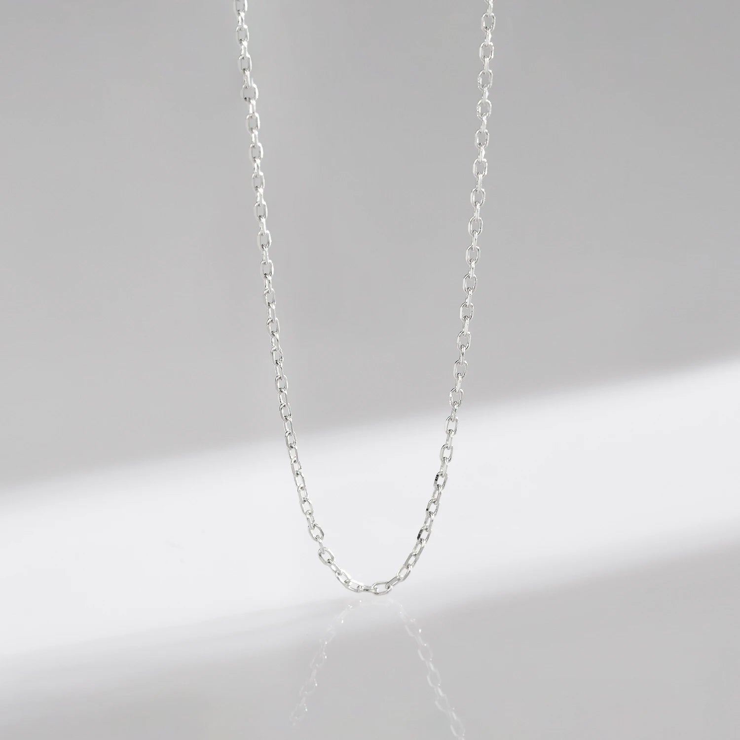 Modian 7 style Classic Basic Chain 925 Sterling Silver Lobster Clasp Adjustable 40+5CM Necklace Fine Jewelry For Women Fine Gift