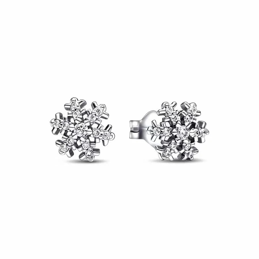100%925 pure silver classic water-drop heart-shaped round stud earrings Perfect jewelry gift for women's birthday presents