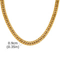 Vnox 3/5/7/9mm Thick Cuban Chain Necklaces for Men Women,Simple Miami Curb Links Collar,Waterproof Stainless Steel Unisex Chain