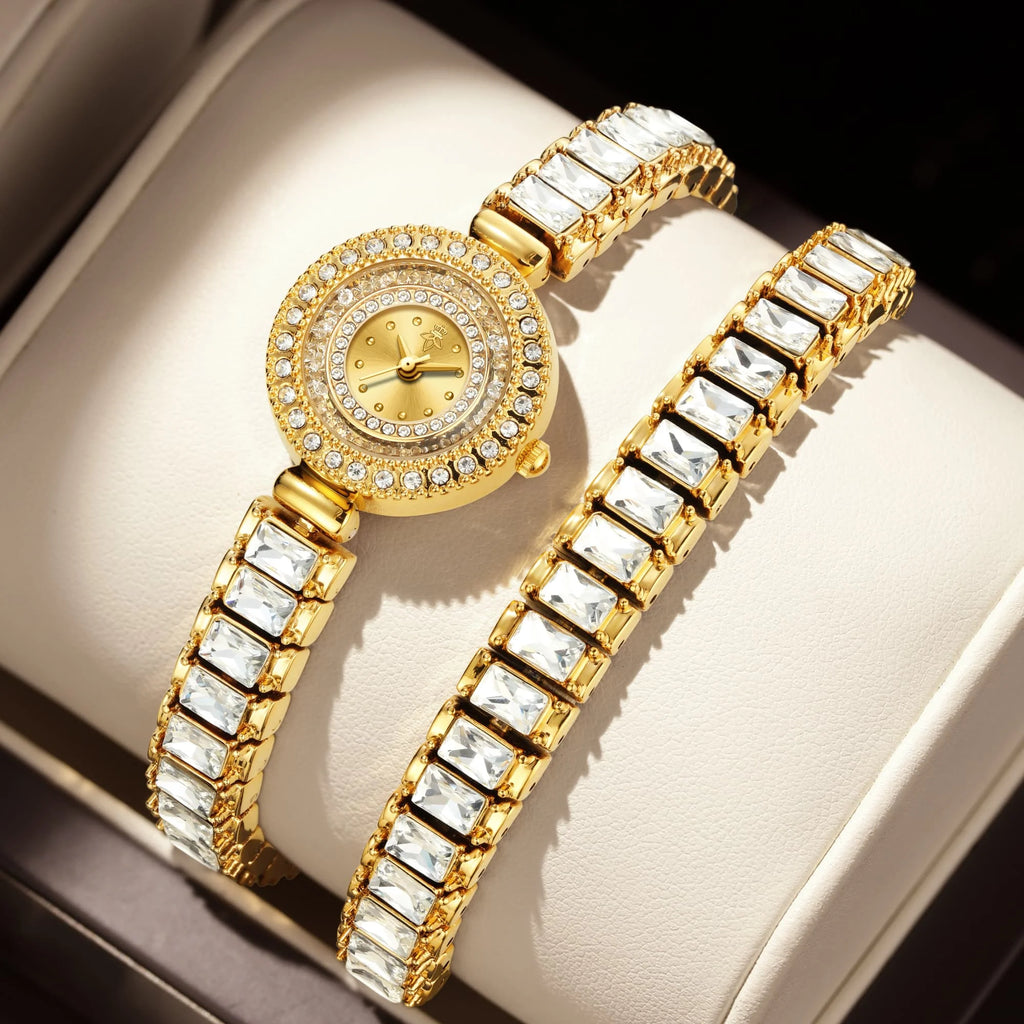 YaLaLuSi Women's Fashion Bracelets, Watches, Luxury and Elegant Timepieces, Gifts, Clocks Reloj Mujer Watch for Ladies Montre
