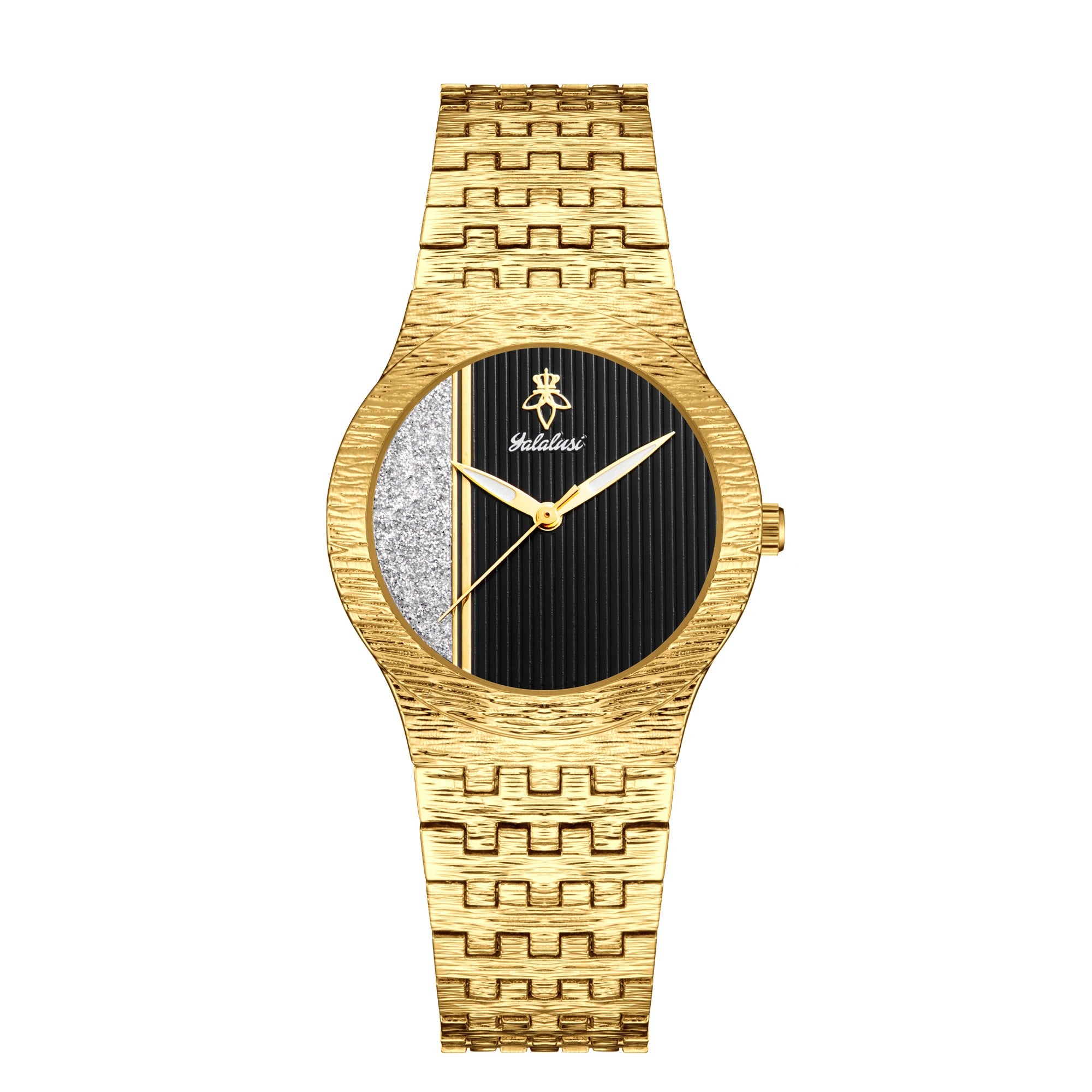 YaLaLuSi Brand Luxury Rhinestone Women's Quartz Watch Temperament Luminous Hands Unique Gold Watch Gift Box Fashionable