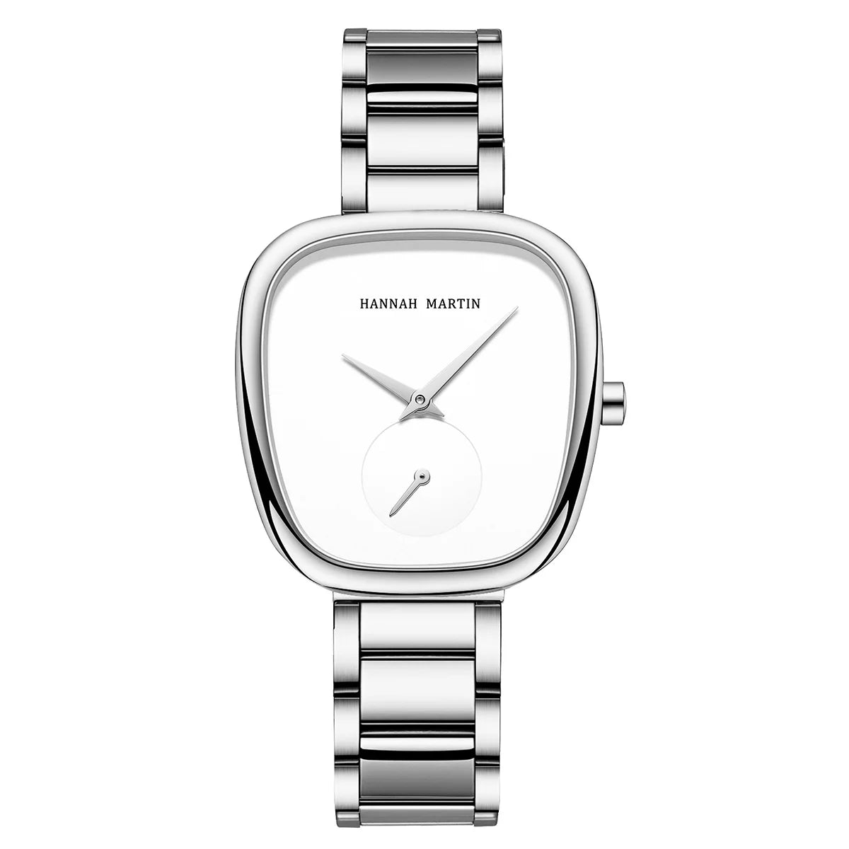 HANNAH MARTIN Brand Original Luxury Women Watch Rose Gold Fashion Stainless Steel Quartz Movement Waterproof Women Dress Watches