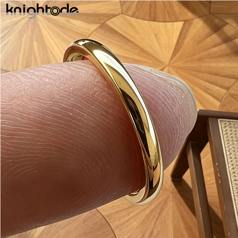 2mm 4mm Womens Tungsten Carbide Rings Gold Color Wedding Band Dome Polished Comfort Fit