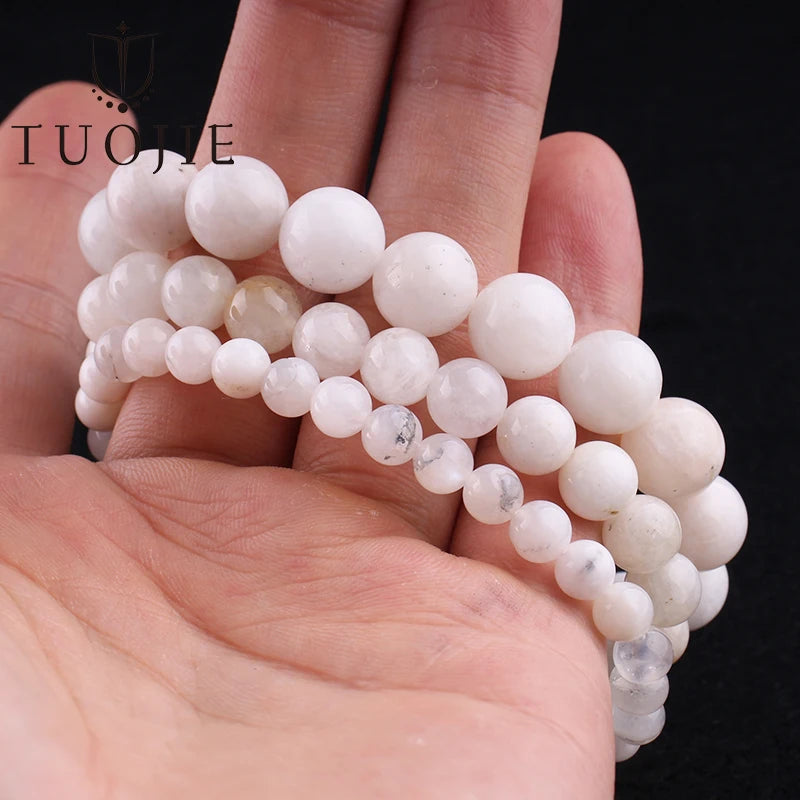 Natural 6 8 10mm Black Tourmaline Beads Bracelet Genuine Round Smooth Gemstone Beads Bracelets for Women Fashion Cheap Jewelry