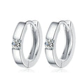 Tezzc D Color Moissanite Earring S925 Sterling Sliver Plated White Gold Hoop Earring for Women Wedding Party Jewelry wholesale