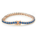 TY 3-5MM Moissanite Bracelet For Women Men 925 Sterling Silver Chain Bracelet D VVS1 Fine Luxury Jewelry Lab Gemstone