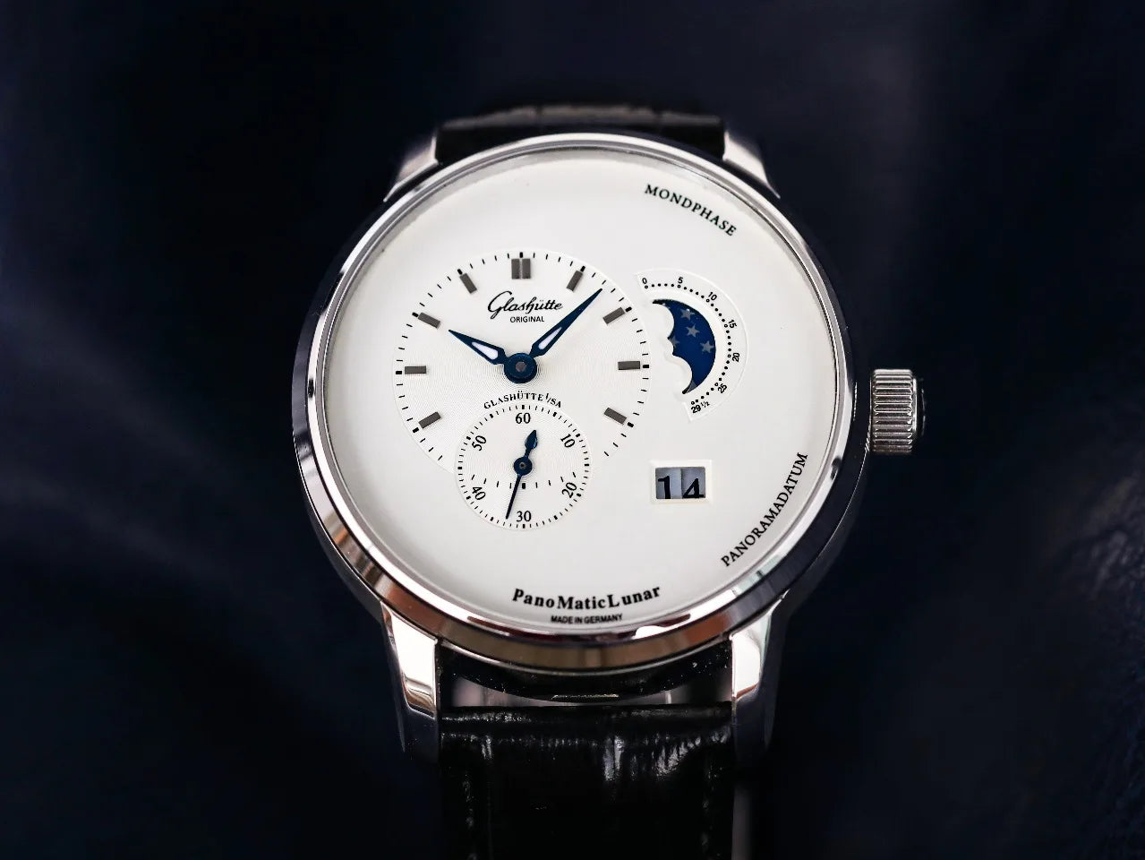 The Great Qin Empire Customized High-end Eccentric Moon Phase 40mm Mechanical Watch