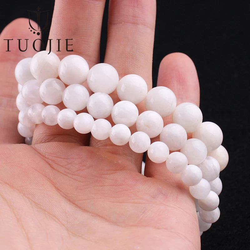 Natural 6 8 10mm Black Tourmaline Beads Bracelet Genuine Round Smooth Gemstone Beads Bracelets for Women Fashion Cheap Jewelry