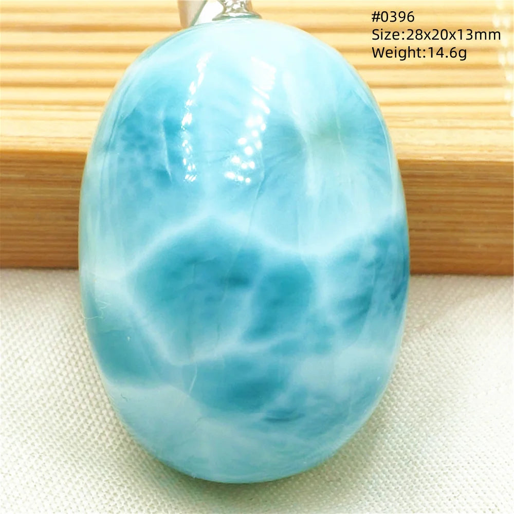 Natural Blue Larimar Heart Pendant Necklace Gemstone Women Men Larimar 17.5*19mm 18K Gold Love Larimar Fashion Jewelry AAAAAA