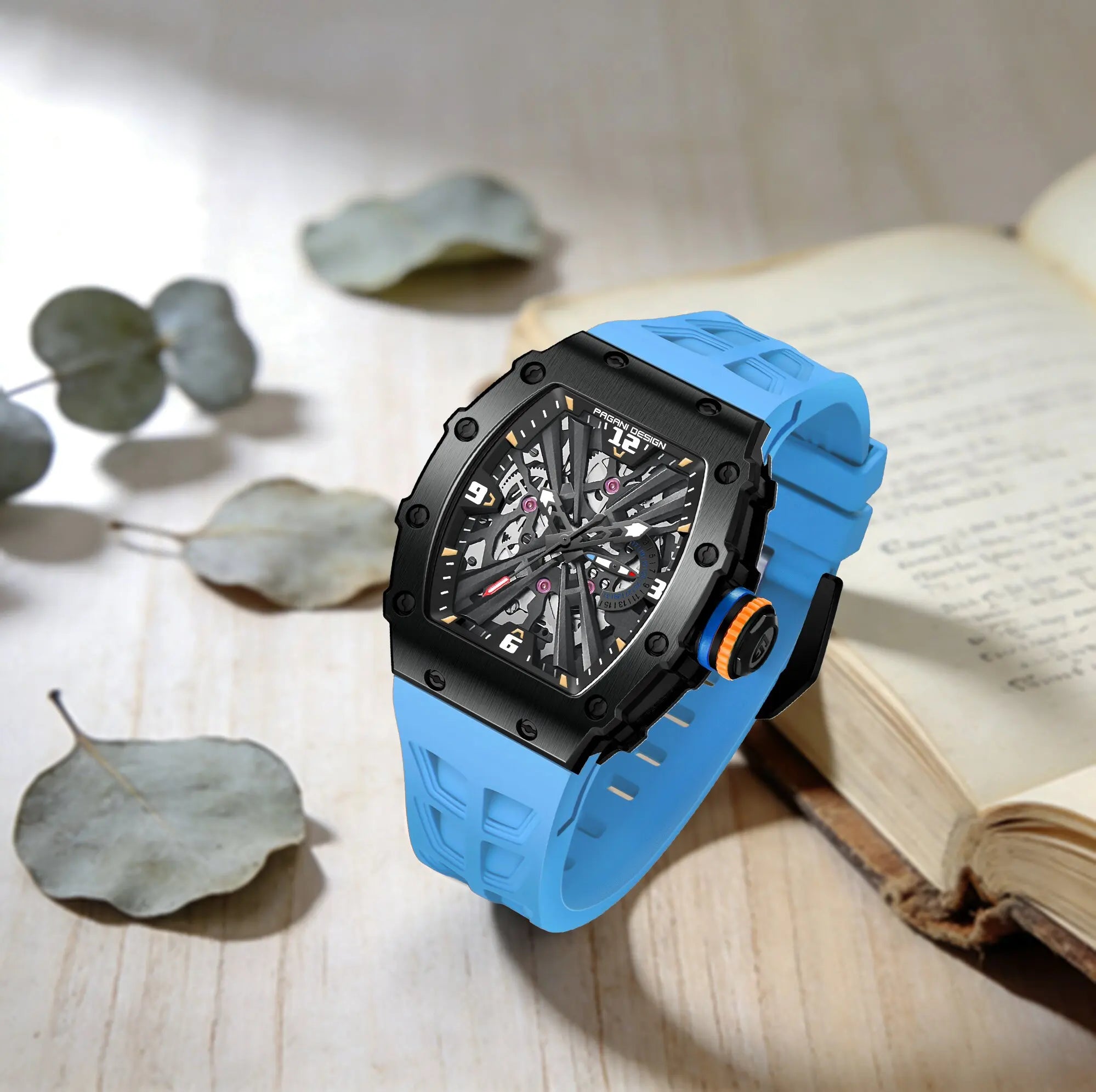 PAGANI DESIGN Quartz Watch Extraordinary Temperament Elegant Men's Choice Sapphire Mirror Waterproof Luminous Display Function