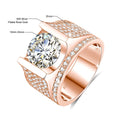 10mm 4ct Moissanite Ring For Men Gold With Certificate Chunky Hip Hop Jewelry With Stone High Quality Wedding Gift For Male Sale