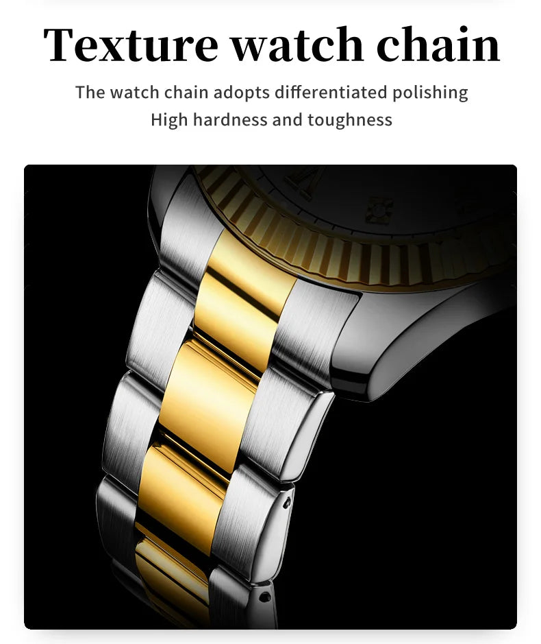 OLEVS 3623  Mens Watch Original Business Luxury Simple Brand Quartz Watch Waterproof Luminous Watch For Man Automatic Date Reloj