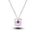 0.5ct GRA Moissanite Necklace for Women Sparkling Simulated Diamond Pendant Beating Heart S925 Silver Fine Jewelry Gift